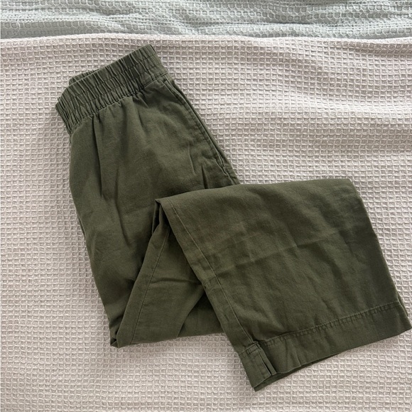 Old Navy Pants - Old Navy High-Rise Wide Leg Pants in Olive